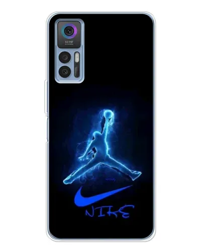 Чехол для TCL 30 с картинкой «Jordan Neon Blue» Чехол для TCL 30 с картинкой «Jordan Neon Blue»