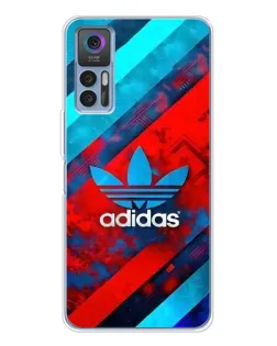 Чехол для TCL 30 с картинкой «Абстракция Adidas»