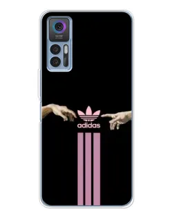 Чехол для TCL 30 с картинкой «Adidas Hands»