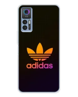 Чехол для TCL 30 с картинкой «Градиент Adidas»