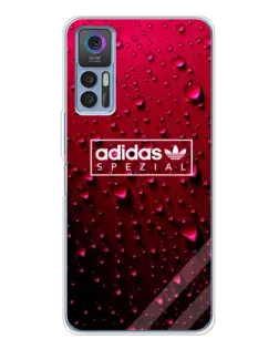 Чехол для TCL 30 с картинкой «Adidas Gold Marble»