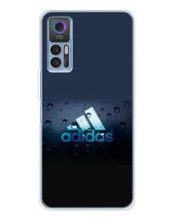 Чехол для TCL 30 с картинкой «Adidas Water Drops»