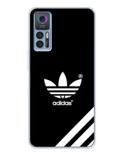Чехол для TCL 30 с картинкой «Adidas с диагональными полосами» Чехол для TCL 30 с картинкой «Adidas с диагональными полосами»