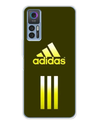 Чехол для TCL 30 с картинкой «Оливковый градиент Adidas» Чехол для TCL 30 с картинкой «Оливковый градиент Adidas»