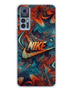 Чохол для TCL 30 з картинкою «Nike в абстракції»
