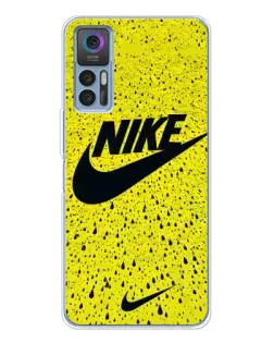 Чохол для TCL 30 з картинкою «Жовтий текстурний Nike»
