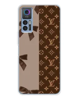 Чехол для TCL 30 с картинкой «Louis Vuitton — банты»