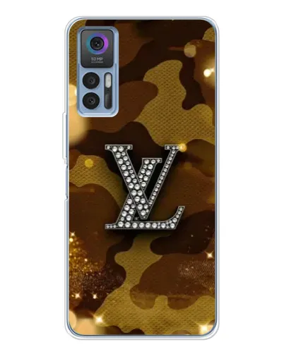 Чехол для TCL 30 с картинкой «Камуфляжный Louis Vuitton» Чехол для TCL 30 с картинкой «Камуфляжный Louis Vuitton»