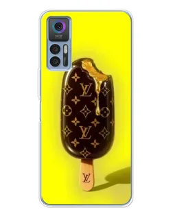 Чехол для TCL 30 с картинкой «Мороженое от LV»
