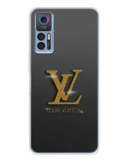 Чехол для TCL 30 с картинкой «Градиент Louis Vuitton»