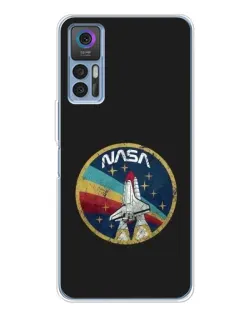 Чехол для TCL 30 с картинкой «NASA — эмблема миссии»