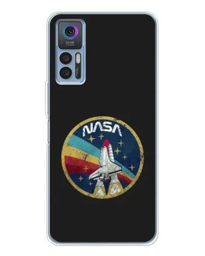 Чехол для TCL 30 с картинкой «NASA — эмблема миссии»