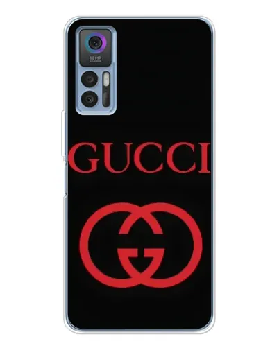 Чехол для TCL 30 с картинкой «Gucci — красный логотип» Чехол для TCL 30 с картинкой «Gucci — красный логотип»