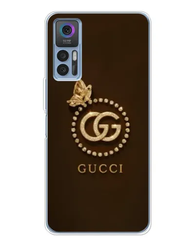 Чехол для TCL 30 с картинкой «Gucci — золотая бабочка» Чехол для TCL 30 с картинкой «Gucci — золотая бабочка»