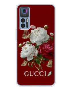 Чехол для TCL 30 с картинкой «Gucci —  сад»