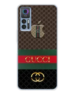 Чехол для TCL 30 с картинкой «Gucci — брендированный десерт»