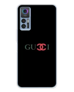 Чехол для TCL 30 с картинкой «Gucci — красный градиент»