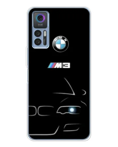 Чехол для TCL 30 с картинкой «Минималистичный принт BMW M3» Чехол для TCL 30 с картинкой «Минималистичный принт BMW M3»