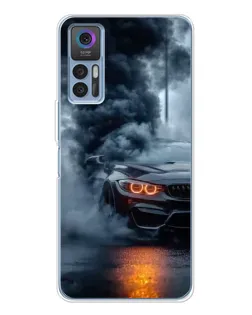 Чохол для TCL 30 з картинкою «BMW M-Power — абстракція»