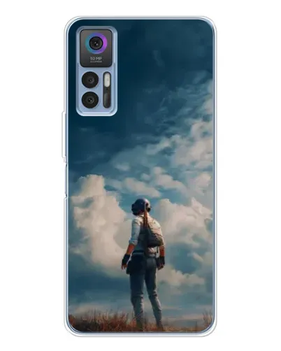 Чехол для TCL 30 с картинкой «Герой PUBG на скале» Чехол для TCL 30 с картинкой «Герой PUBG на скале»