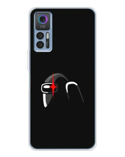 Чехол для TCL 30 с картинкой «Among Us шлем»