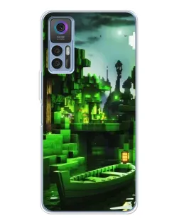 Чехол для TCL 30 с картинкой «Minecraft лесной пейзаж» Чехол для TCL 30 с картинкой «Minecraft лесной пейзаж»