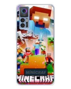 Чехол для TCL 30 с картинкой «Minecraft герои игры» Чехол для TCL 30 с картинкой «Minecraft герои игры»