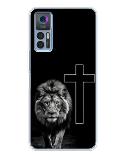 Чохол для TCL 30 з картинкою «Лев та Хрест» Чохол для TCL 30 з картинкою «Лев та Хрест»