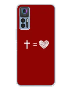 Чехол для TCL 30 с картинкой «Уравнение любви» Чехол для TCL 30 с картинкой «Уравнение любви»