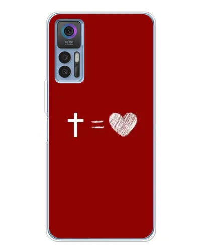 Чехол для TCL 30 с картинкой «Уравнение любви» Чехол для TCL 30 с картинкой «Уравнение любви»