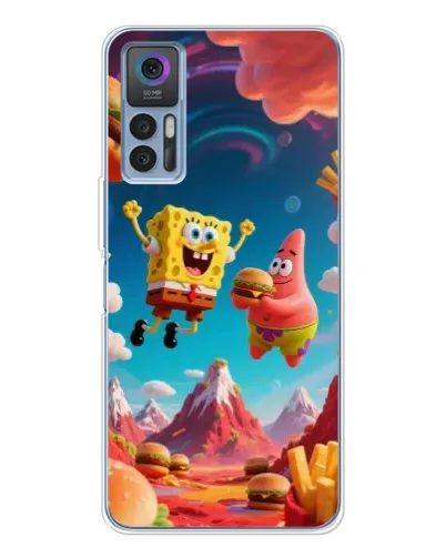 Чехол для TCL 30 с картинкой «Космический фастфуд» Чехол для TCL 30 с картинкой «Космический фастфуд»