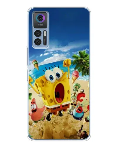 Чехол для TCL 30 с картинкой «Развлечения на пляже» Чехол для TCL 30 с картинкой «Развлечения на пляже»