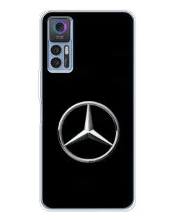 Чехол для TCL 30 с картинкой «Mercedes классический лого»