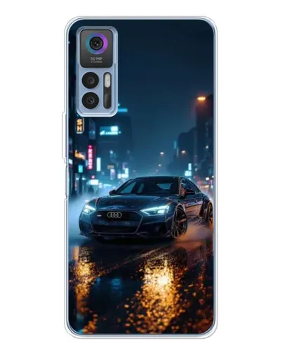 Чохол для TCL 30 з картинкою «Нічне місто та Audi» Чохол для TCL 30 з картинкою «Нічне місто та Audi»