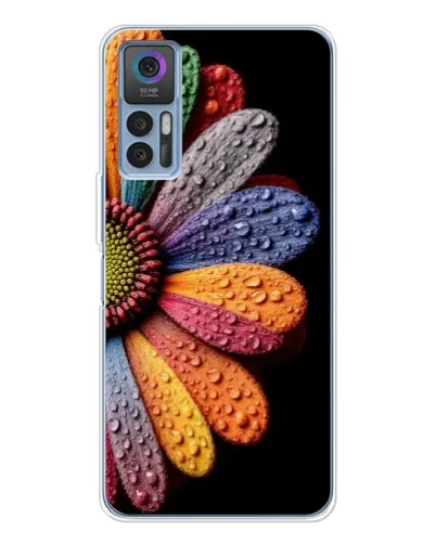 Чехол для TCL 30 с картинкой «Радужный цветок» Чехол для TCL 30 с картинкой «Радужный цветок»