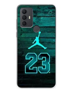 Чехол для TCL 306 с картинкой «Jordan Cyan 23»