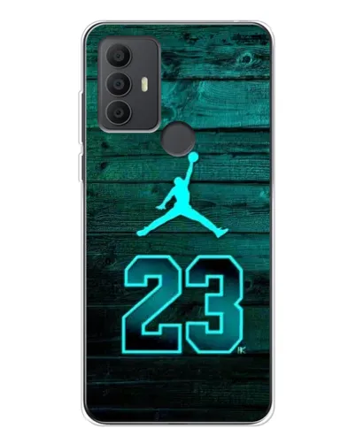 Чехол для TCL 306 с картинкой «Jordan Cyan 23» Чехол для TCL 306 с картинкой «Jordan Cyan 23»