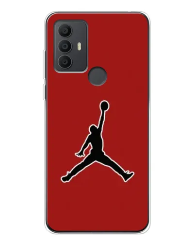 Чехол для TCL 306 с картинкой «Jordan Red Back» Чехол для TCL 306 с картинкой «Jordan Red Back»