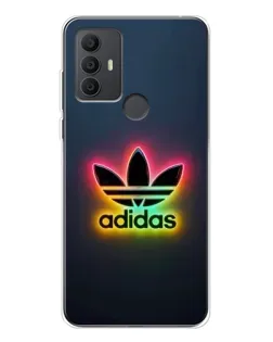 Чохол для TCL 306 з картинкою «Неоновий Adidas»