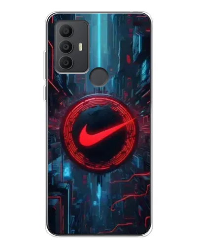 Чохол для TCL 306 з картинкою «Техногенний стиль Nike»