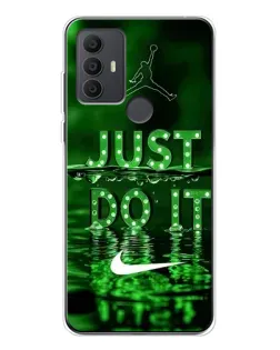 Чохол для TCL 306 з картинкою «Зелений неоновий Nike» Чохол для TCL 306 з картинкою «Зелений неоновий Nike»