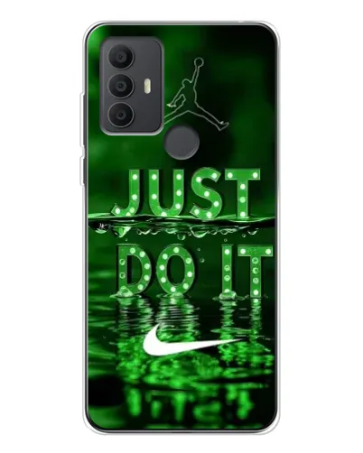 Чохол для TCL 306 з картинкою «Зелений неоновий Nike»