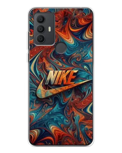 Чохол для TCL 306 з картинкою «Nike в абстракції»