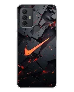 Чохол для TCL 306 з картинкою «Nike — ефект розломів» Чохол для TCL 306 з картинкою «Nike — ефект розломів»