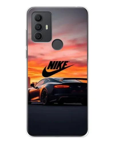 Чохол для TCL 306 з картинкою «Nike та суперкар»