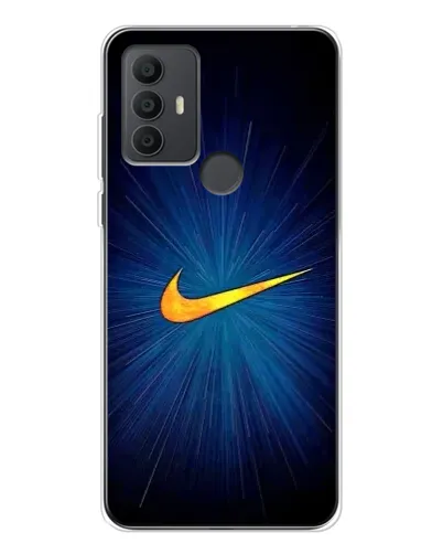 Чохол для TCL 306 з картинкою «Синій пульс Nike» Чохол для TCL 306 з картинкою «Синій пульс Nike»