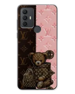 Чохол для TCL 306 з картинкою «Ведмедик у стилі LV»