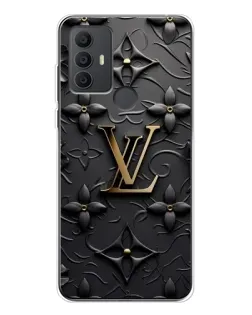 Чохол для TCL 306 з картинкою «Шкіряна текстура LV»