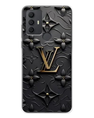 Чохол для TCL 306 з картинкою «Шкіряна текстура LV»