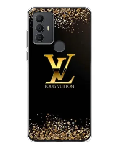 Чохол для TCL 306 з картинкою «LV — золоті іскри»